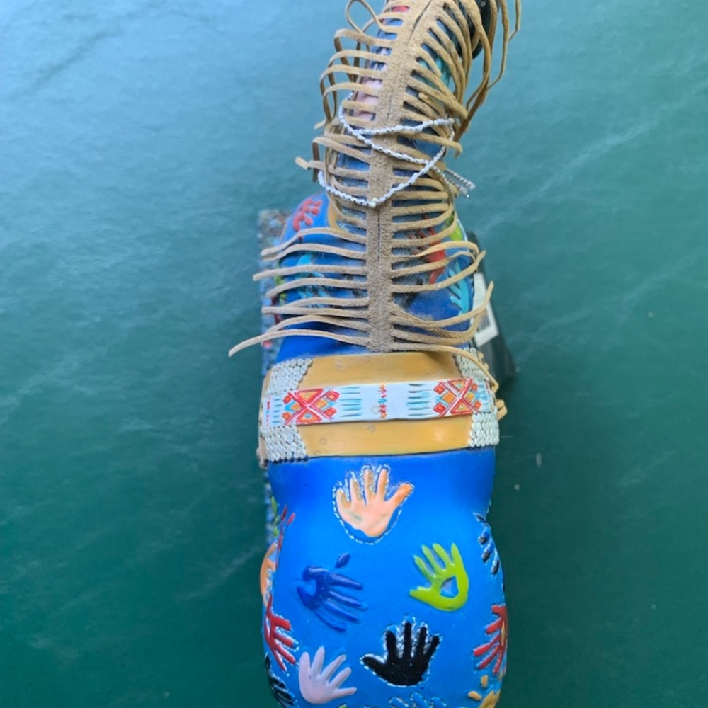 "Blue Medicine" Painted Pony